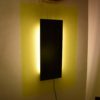 Pop Art Yellow And Black Perspex Light Panel By Johanna Grawunder