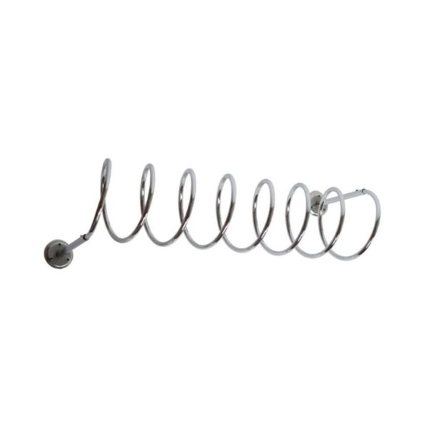 Vintage Chromed Spiral Coat Rack, Extra Large