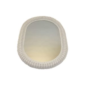 Large Rattan Mirror Scandinavia
