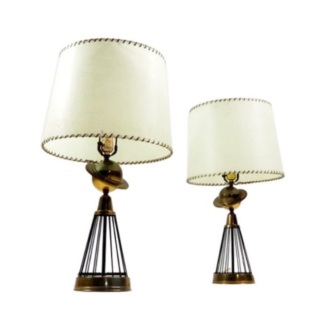 Pair of 1940’s American table lamps