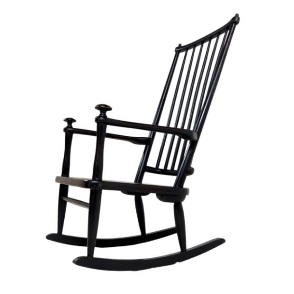 Mid-Century Scandinavian Rocking Chair