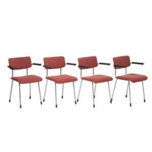 Gispen Model 1235 armchairs by André Cordemeyer, set of 4