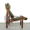Vintage Easy Hunter safari armchair by Torbjørn Afdal for Bruksbo, Norway 1960s