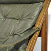 Vintage Easy Hunter safari armchair by Torbjørn Afdal for Bruksbo, Norway 1960s
