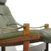 Vintage Easy Hunter safari armchair by Torbjørn Afdal for Bruksbo, Norway 1960s