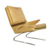 Vintage Leather swing chair by Reinhold Adolf & Hans Jürgen Schröpfer for COR Sitzmöbel, Germany 1960s