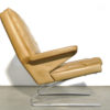 Vintage Leather swing chair by Reinhold Adolf & Hans Jürgen Schröpfer for COR Sitzmöbel, Germany 1960s