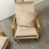 Pair of bow wood armchairs Steiner ARP Pair of bow wood armchairs Steiner ARP