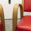 Pair of restored 1950's Steiner Bowwood armchairs Pair of restored 1950's Steiner Bowwood armchairs