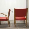 Pair of restored 1950's Steiner Bowwood armchairs Pair of restored 1950's Steiner Bowwood armchairs
