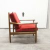 Pair of 60's Jalk Grete Scandinavian armchairs