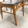 Set of 6 Farstrup 210 teak beech chairs 1965