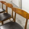 Set of 6 Farstrup 210 teak beech chairs 1965