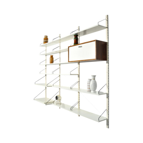 Modular Royal System wall-unit by Poul Cadovius for Cado, 60s Modular Royal System wall-unit by Poul Cadovius for Cado, 60s
