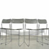 Set of 4 vintage stackable dining chairs, model Sultana, from the Italian house Arrben International, 1980s