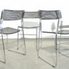 Set of 4 vintage stackable dining chairs, model Sultana, from the Italian house Arrben International, 1980s