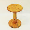Round Pine stool attributed to Rainer Daumiller 1960s, Denmark