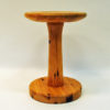 Round Pine stool attributed to Rainer Daumiller 1960s, Denmark