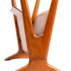 Cassina Side Table with Magazine Holder by Cesare Lacca