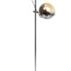 Gepo chromed floor lamp, adjustable shads
