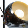 Gepo chromed floor lamp, adjustable shads