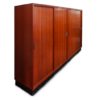 Large Alfred Hendrickx Four Doors Wardrobe/ Cabinet, 1962 Belgium