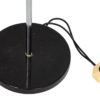 Gepo chromed floor lamp, adjustable shads