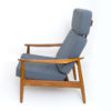 Danish modern teak highback chair FD 164 design Arne Vodder France & Son