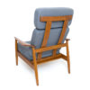 Danish modern teak highback chair FD 164 design Arne Vodder France & Son