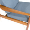 Danish modern teak highback chair FD 164 design Arne Vodder France & Son