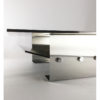 1970s Stainless Steel Coffee Table