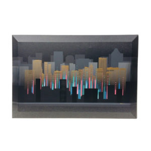 Large Screen Print: "Skyscrappers" by FRANCO (USA) 80s