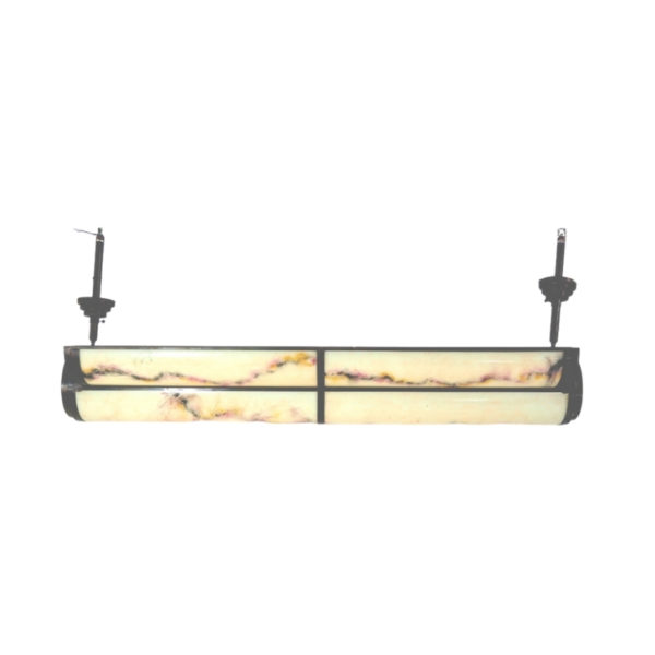 Set of 4 Belgian Art-Deco ceiling lights