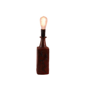 Brutalist table lamp made of ceramic, 1960s