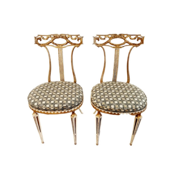 Pair of Italian Palladio Neoclassical Chairs Pair of Italian Palladio Neoclassical Chairs