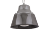 Vintage Industrial Lamp with Prismatic Glass from Poland, 1970s, Loft Style