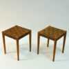 Swedish pair of beech stools Gefa by DIÖ Gemla Fabrikers 1940s