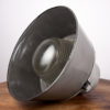 Vintage Industrial Lamp with Prismatic Glass from Poland, 1970s, Loft Style