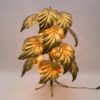 Amazing Gilded Floral Floor Lamp by Hans Kögl, Germany, 1960s