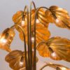 Amazing Gilded Floral Floor Lamp by Hans Kögl, Germany, 1960s