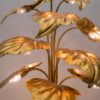 Amazing Gilded Floral Floor Lamp by Hans Kögl, Germany, 1960s