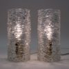 Pair of Kalmar Textured Glass Sconces Wall Lights, circa 1960