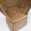 Large Italian Rattan Pool or Beach Armchair, 1970s