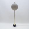 Exceptional Floor Lamp with Moon Optics Lampshade Mid-Century Modern, 1960s