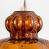 Amber Crystal Pendant Lamp, 1960s