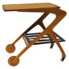 Teak and Oak Trolley by Arne Fregnell for NC Möbler 1959, Sweden