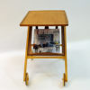 Teak and Oak Trolley by Arne Fregnell for NC Möbler 1959, Sweden