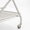 Glass and Tubular Steel Bar Cart, 1960s
