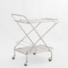 Glass and Tubular Steel Bar Cart, 1960s