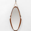 Italian Teak and Rope Mirror, 1960s